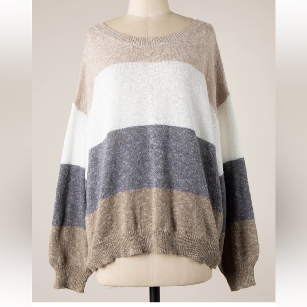 🌟SALE🌟Miracle Wide Striped Sweater